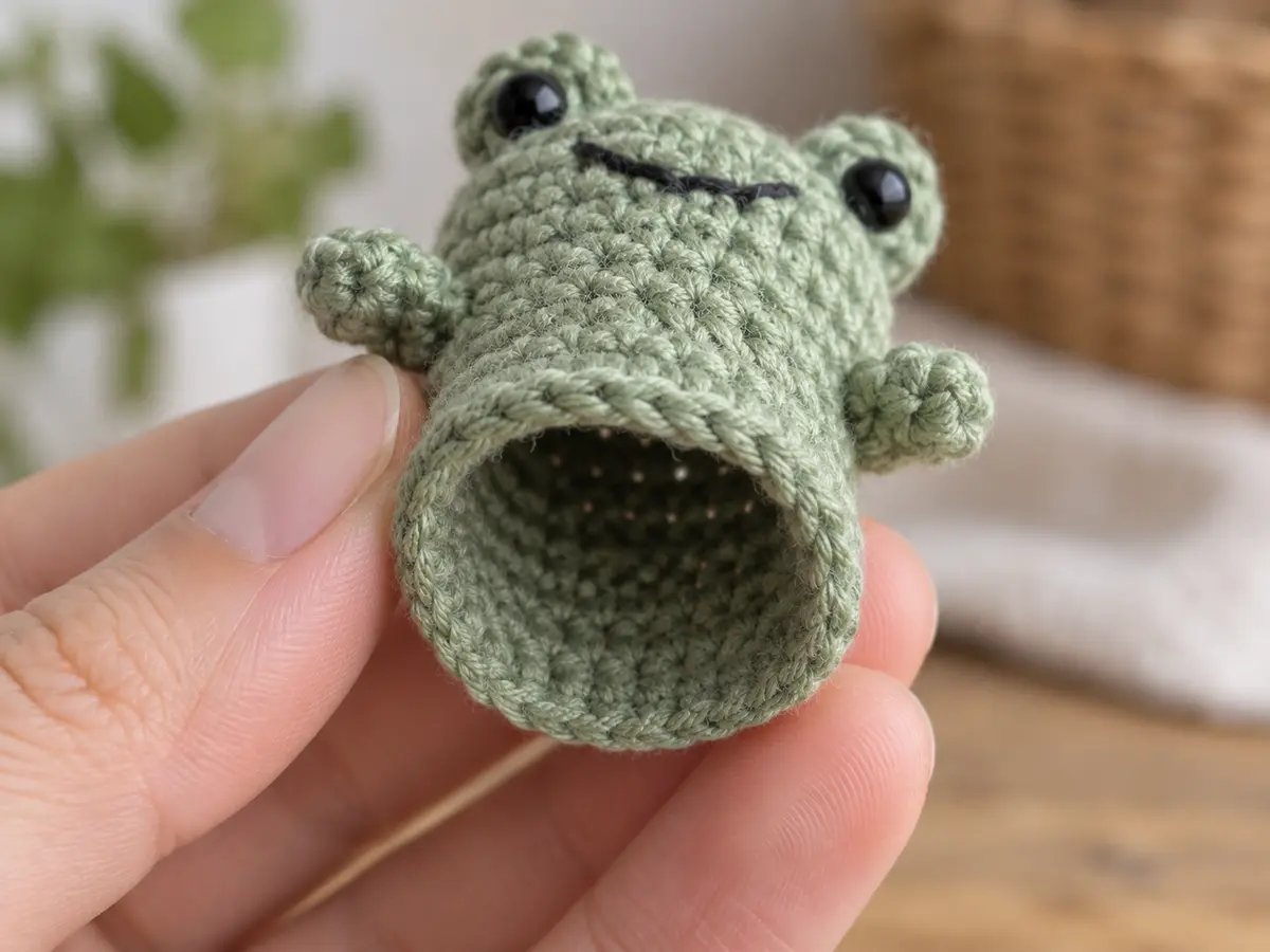 Открытое основание вязаной игрушки