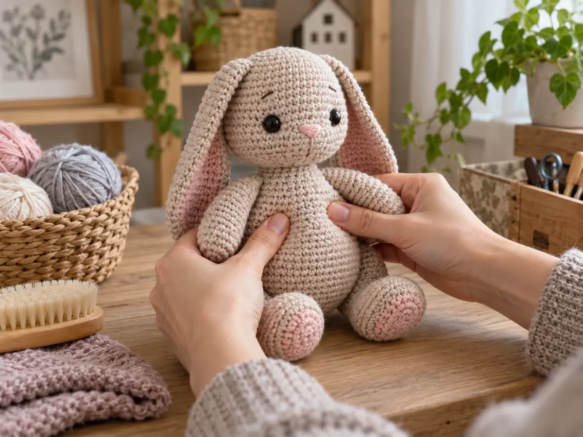 Восстановление формы игрушки руками